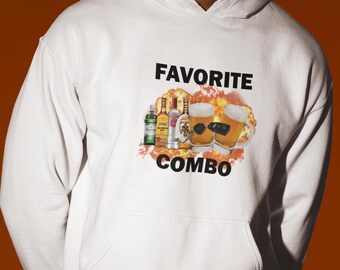 Favoriete combo hoodie, grappige hoodie, onethische hoodie, aanstootgevende hoodie, grappig cadeau, hoodie voor vriend, edgy hoodie, Gen Z hoodie, Funny Gag