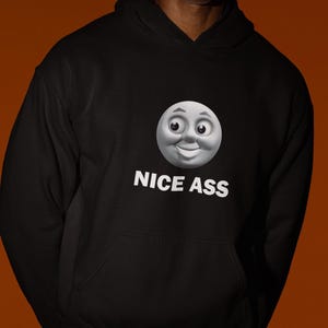 Nice Ass Hoodie, Boyfriend Hoodie, Boyfriend Gift, Funny Hoodie, Funny Gift, Hoodie For Friend, Edgy Hoodie, Gen Z Hoodie, Funny Gag Gift