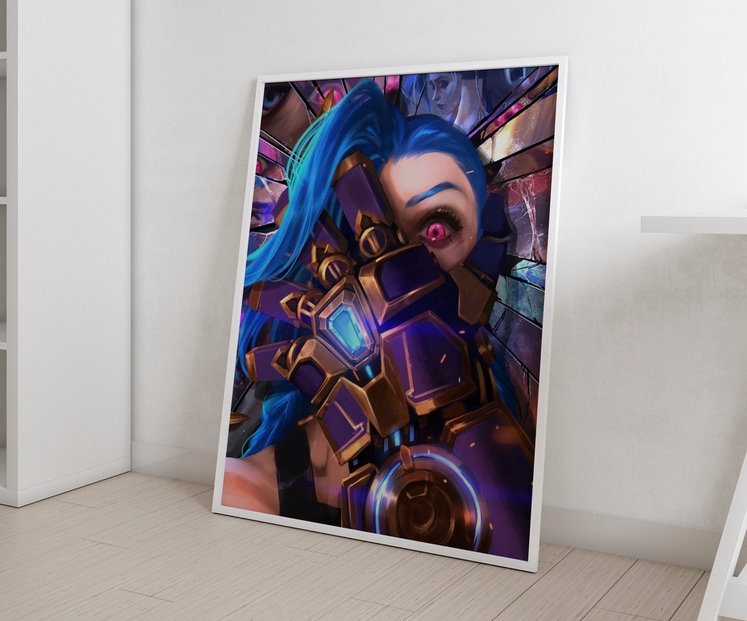 Arcane Poster, League of Legends Poster, Arcane 2021 Poster Print, Arcane Wall Decor ,arcane Vi