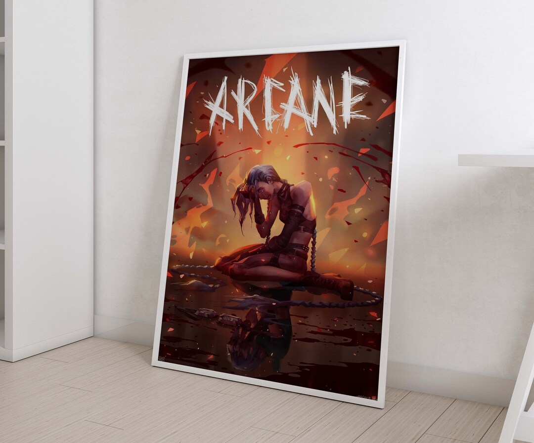 Arcane Poster, League of Legends Poster, Arcane 2021 Poster Print, Arcane Wall Decor ,arcane