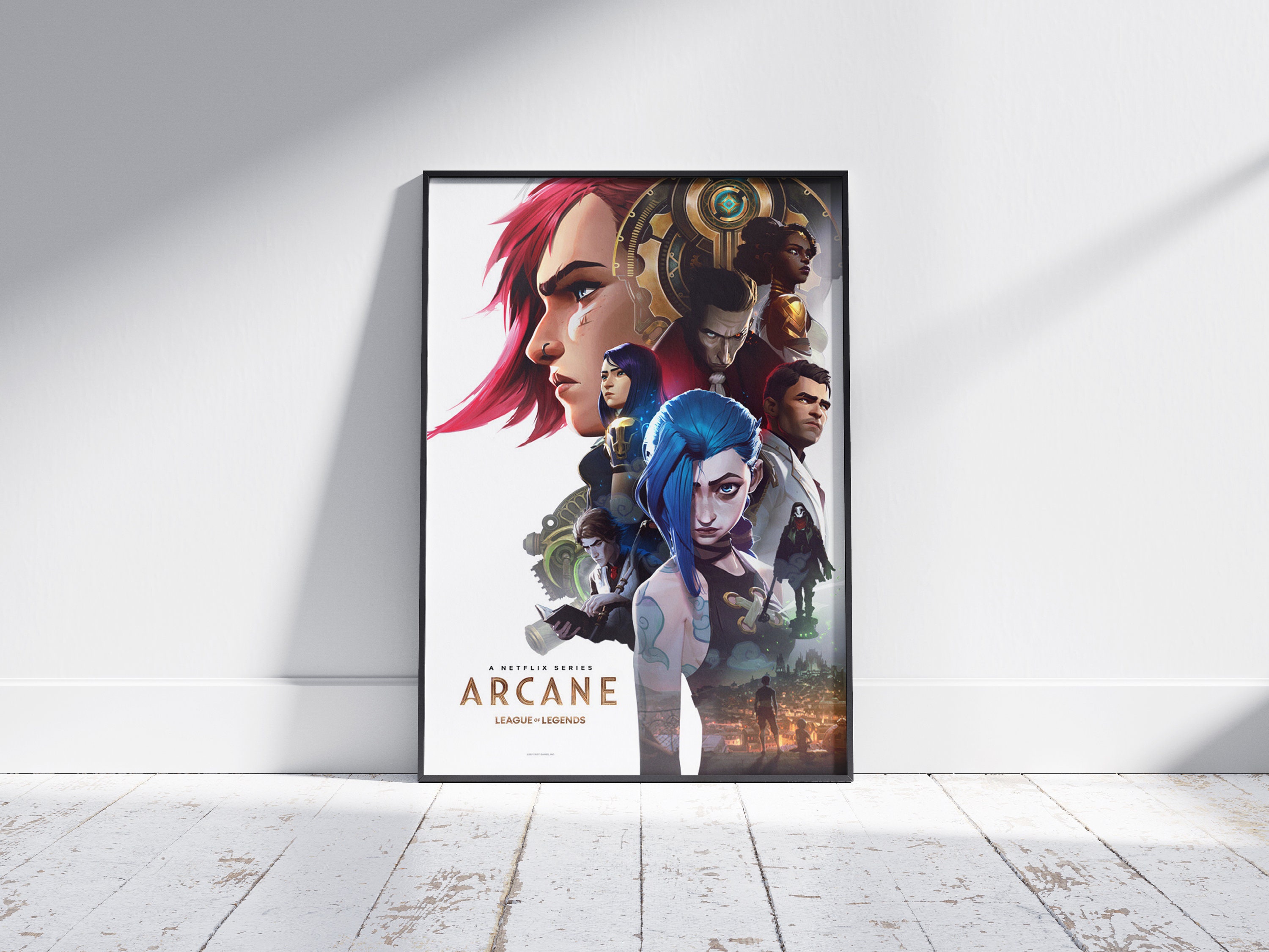 Arcane Poster, League of Legends Poster, Arcane 2021 Poster Print, Arcane Wall Decor ,arcane Vi