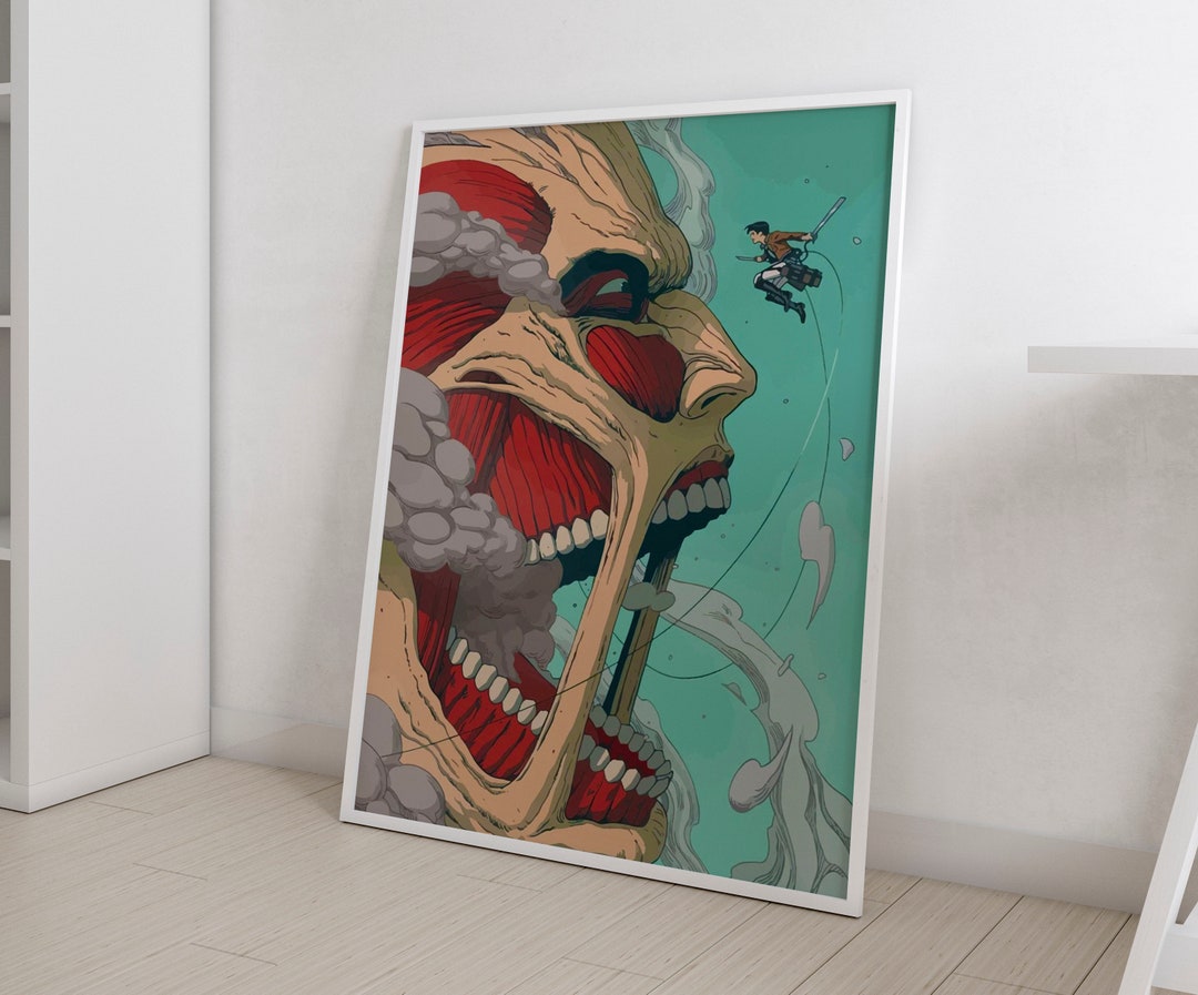 Anime Poster Print Minimalist Movie Poster Retro Vintage Art Print Wall ...