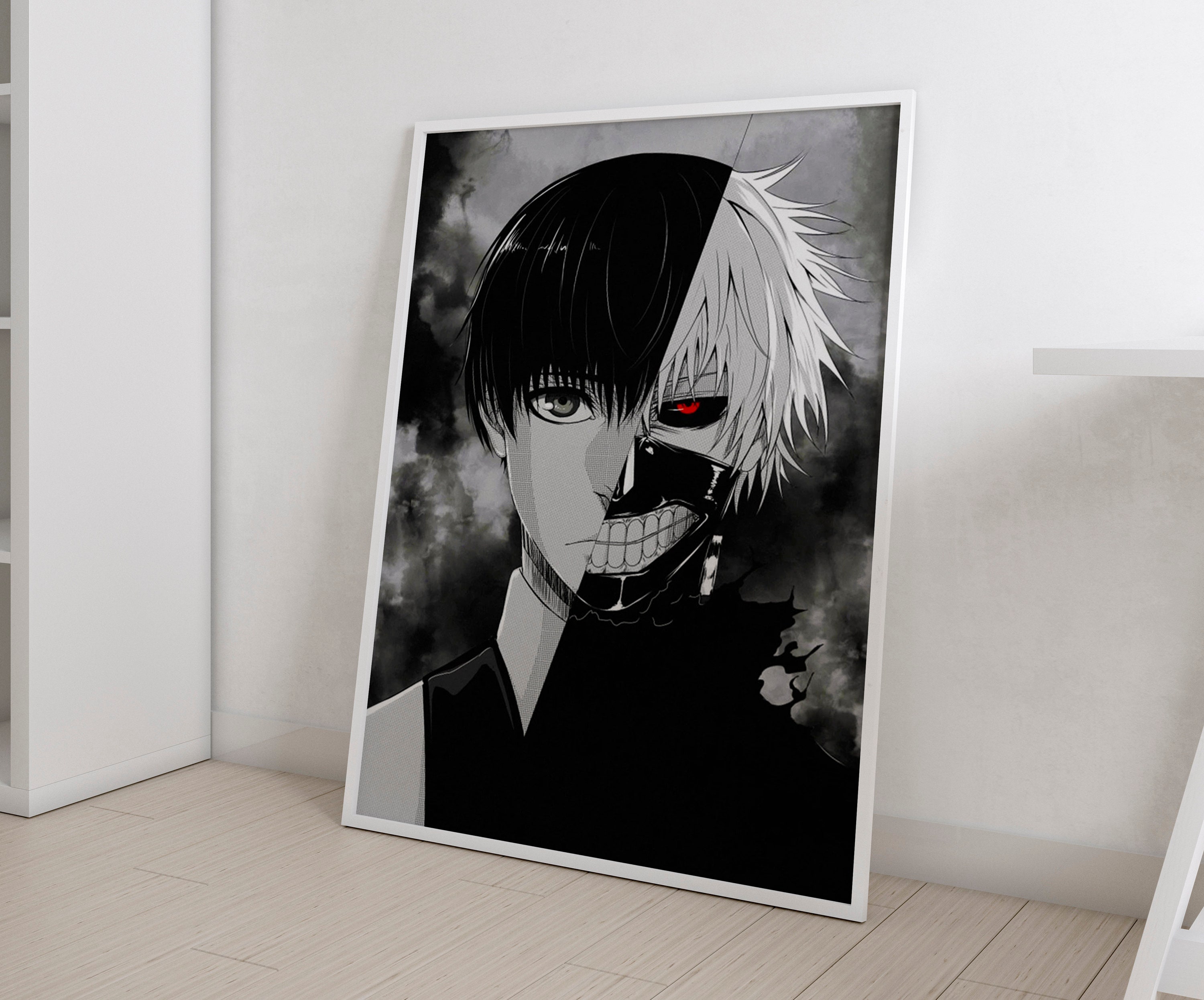  makeuseof Kaneki Ken-Tokyo Ghoul Anime Poster Art Wall