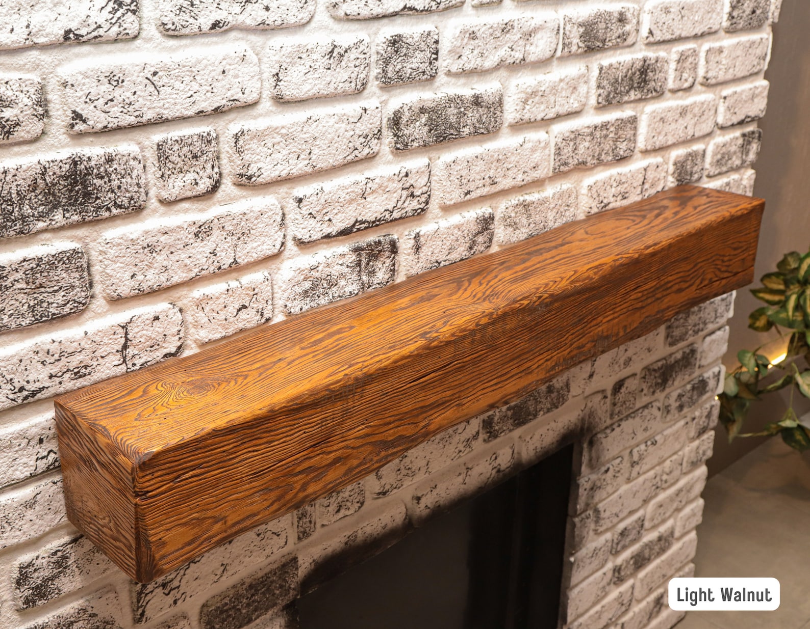 Fireplace Mantel Floating Shelf Rustic Wood Distressed Etsy