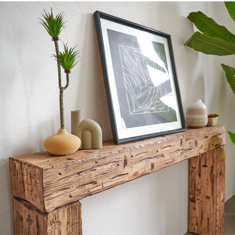 Modern Rustic Entryway Console Table, Mudroom/hallway Table, Custom