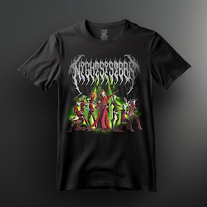 Nightsisters Metal Band Tee: Dathomir Witches Sith Dark Side Sorcery Shirt, Halloween, Available in Black, Sizes S to 3XL, 100% Cotton