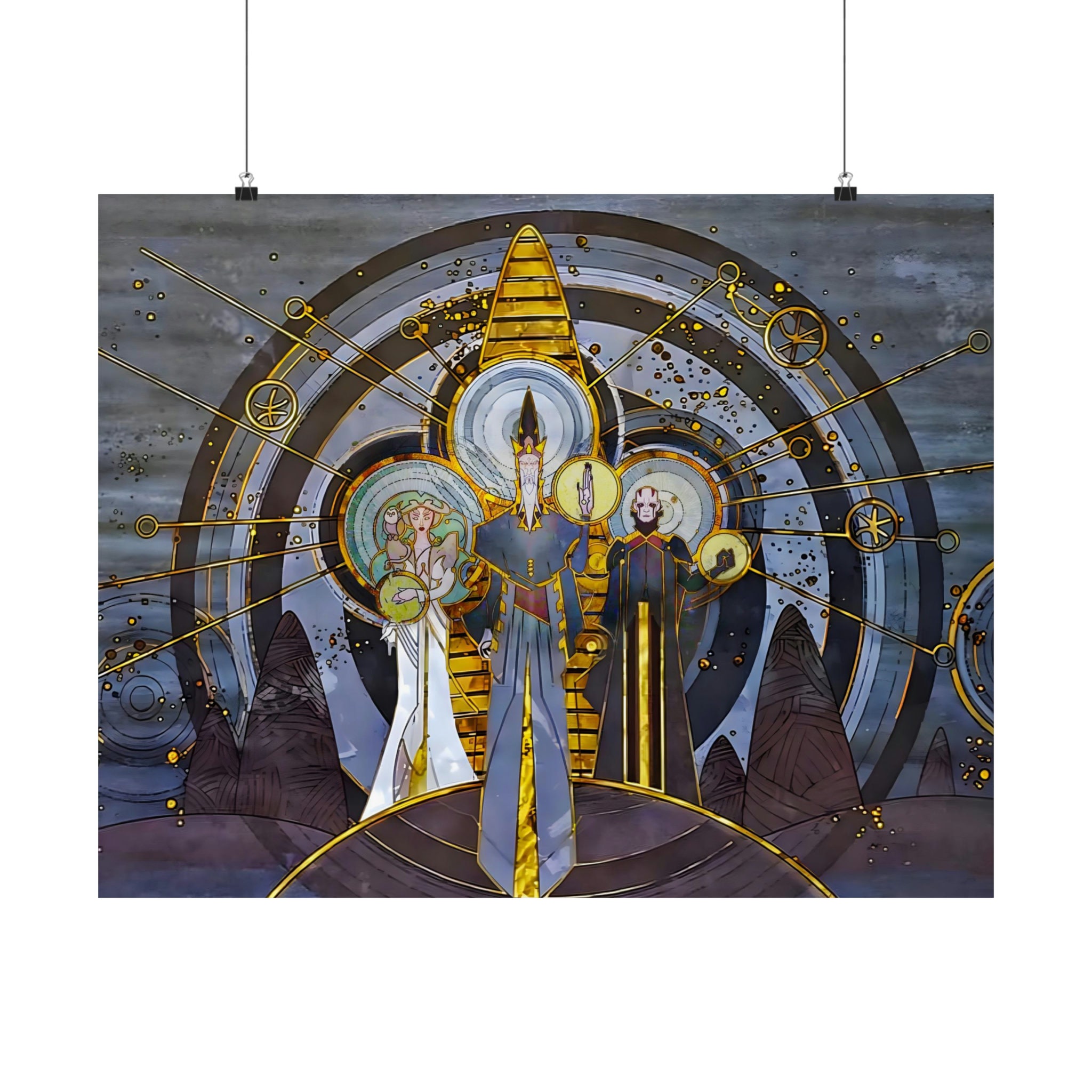 Painting of the Mortis gods Mortis God Poster Multiple Sizes Available for Star Wars Rebels Art Lovers  - Etsy