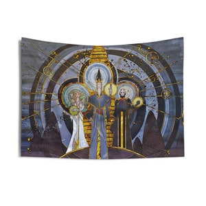 Tapisserie murale mortis mystique - Inspiré de Star Wars Rebels. Plusieurs tailles, 100 % polyester. Explorez le monde entre les mondes.