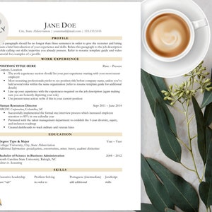 ATS Friendly Resume Template for Word and Google Docs,  Simple Modern ATS Compatible Resume Template, Professional CV/Resume Template
