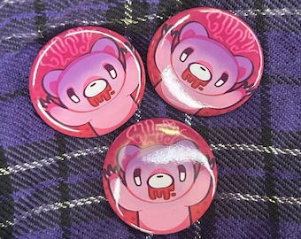Gloomy Bear || 1.25" Button pin