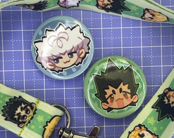 HxH cuties button set (2) || 1.25" Button pins