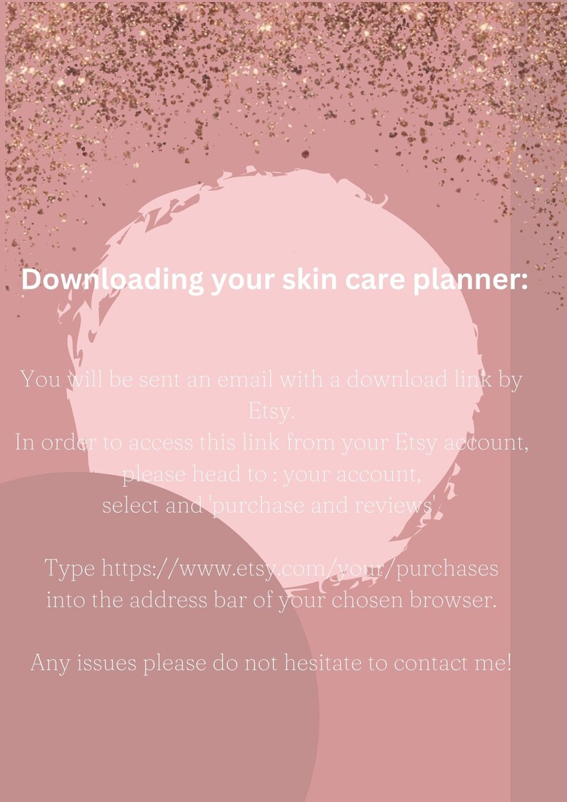 Skin Care Routine Planner Digital Planner Printable Skincare Etsy