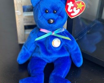 Clubby 1998 TY Beanie Baby - RARE Tag Errors