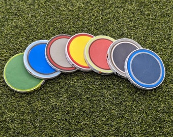 TaylorMade Cross Section Golf Ball Marker Poker Chip Style