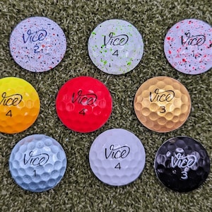 Vice Real Golf Ball Marker With Magnetic Hat Clip