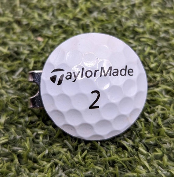 Taylormade Real Golf Ball Marker With Magnetic Hat Clip - Etsy
