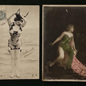 10 cartoline fantasy di donne famose