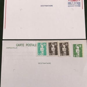 6 Postales antiguas de Francia