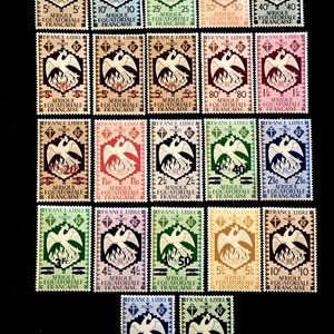 Selos da África Equatorial Francesa** 1941-1945