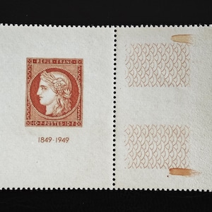 Francobollo della Francia** 1949