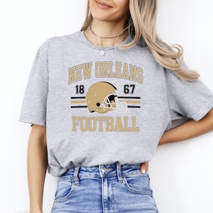 New Orleans Football T-Shirt, New Orleans Football Shirt, Vintage New Orleans Tee, New Orleans Football Gift, Vintage Sports Tee
