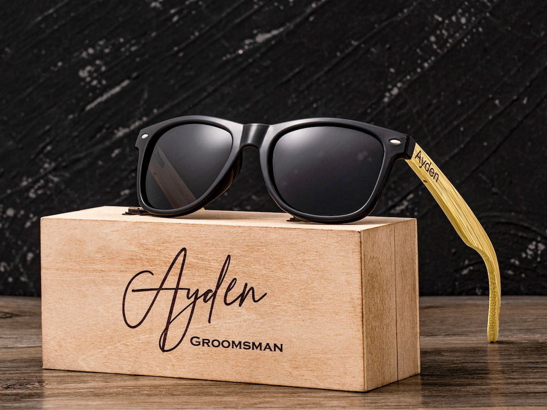Groomsmen Sunglasses, Groomsmen Gifts, Custom Engraved Sunglasses