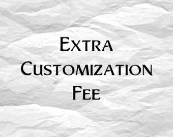 Frais de personnalisation supplémentaires