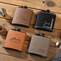 Personalized Leather Flask for Men, Groomsmen Gifts, Custom Leather Groomsman Flask, Best Man Flask Gifts, Groomsmen Proposal, Wedding Gifts product logo