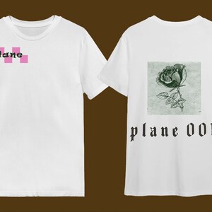 Grpahic T-shirt, green rose By Plane