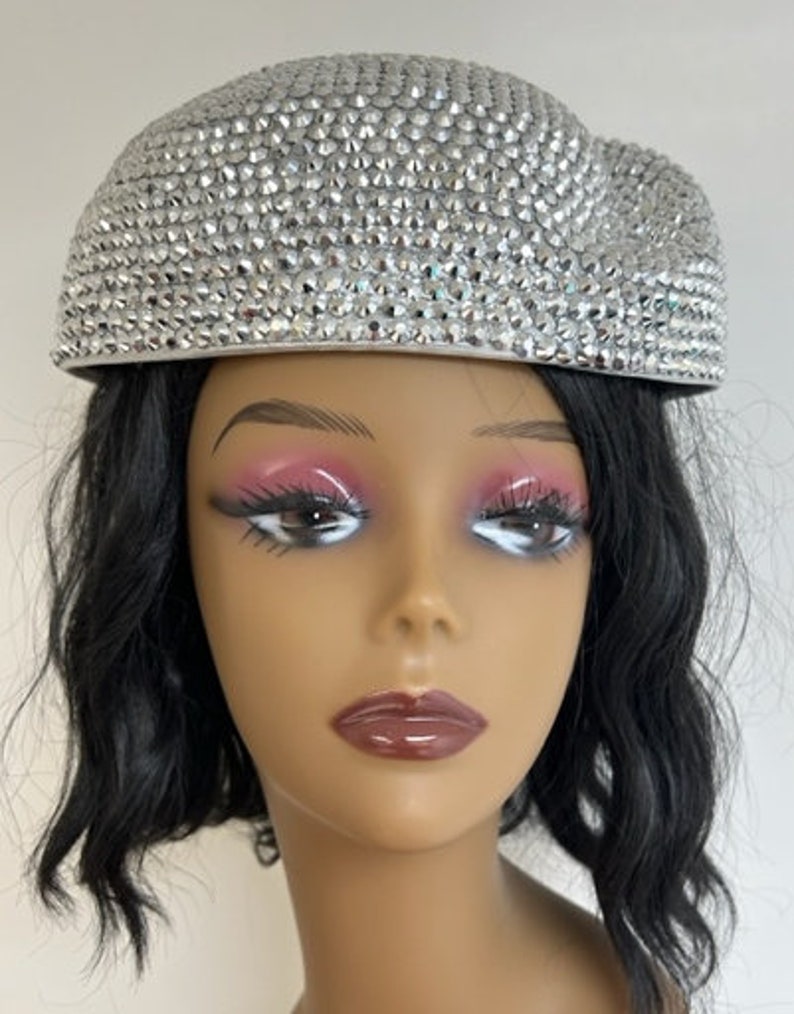 Full Rhinestone Hat Etsy