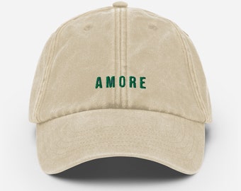 AMORE Italian Inspired Vintage Hat, The perfect Italian Inspired Gift for Summertime