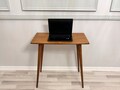 Walnut Wood Rectangle Computer Desk Table, Narrow Spacesaver Modern Home Office Desk, Rustic Work Laptop Furniture, Writing De sk Gifted