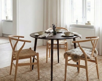 Round Dining Table, Modern Dinning Tables As  2 3 4 Seat Person Kitchen Furniture