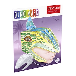 Set de manualidades de dinosaurio con máscara de papel 3D para pintar M3 Pterodactylus