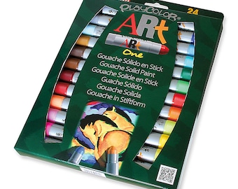 PlayColor Gouache colorful pens set of 24 paints in a pen