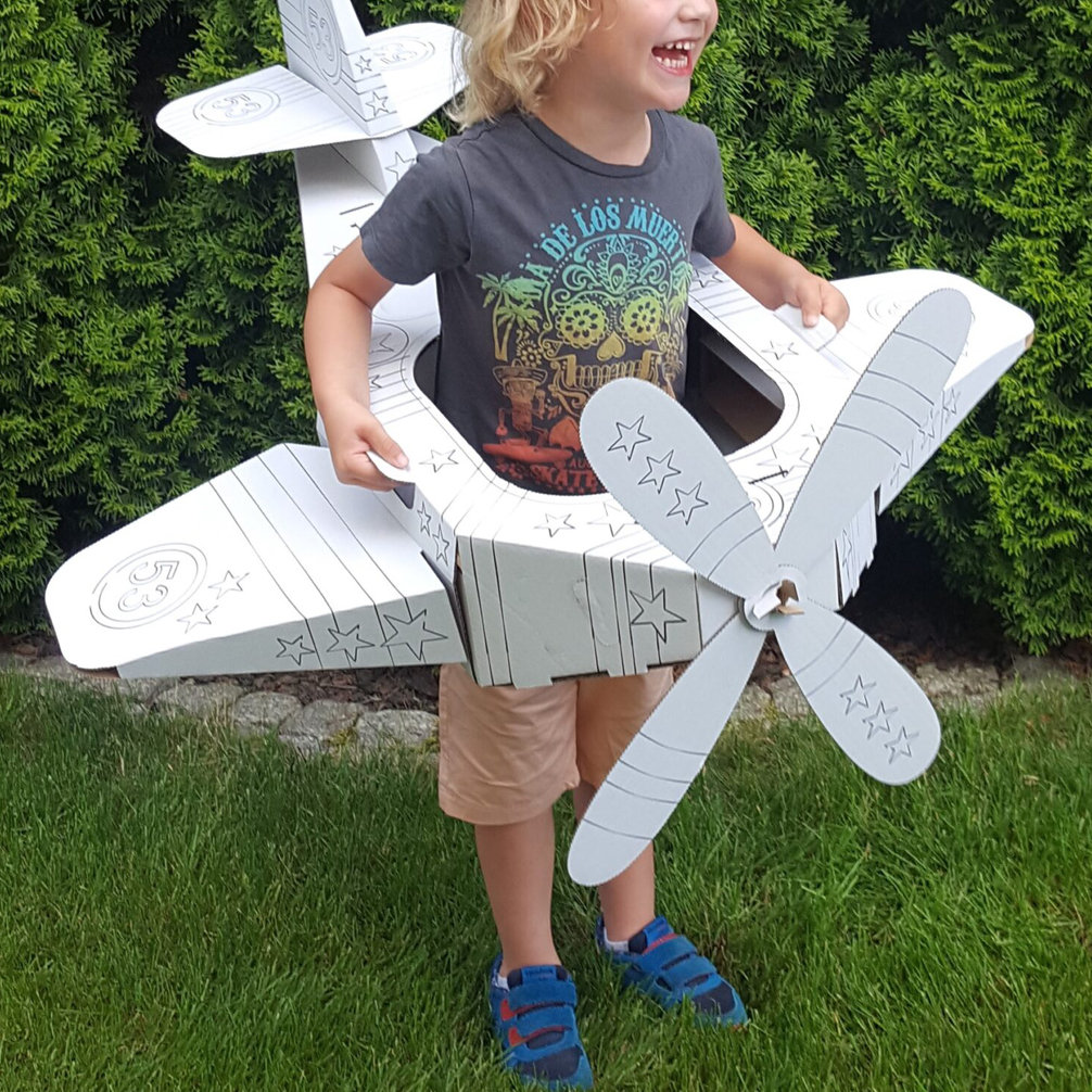 Kit de Modelo de Tanque/Avión de Cartón DIY Magic Play - Kit de Manualidades para Niños Kit de Modelo de Tanque/Avión de Cartón DIY Magic Play - Kit de Manualidades para Niños