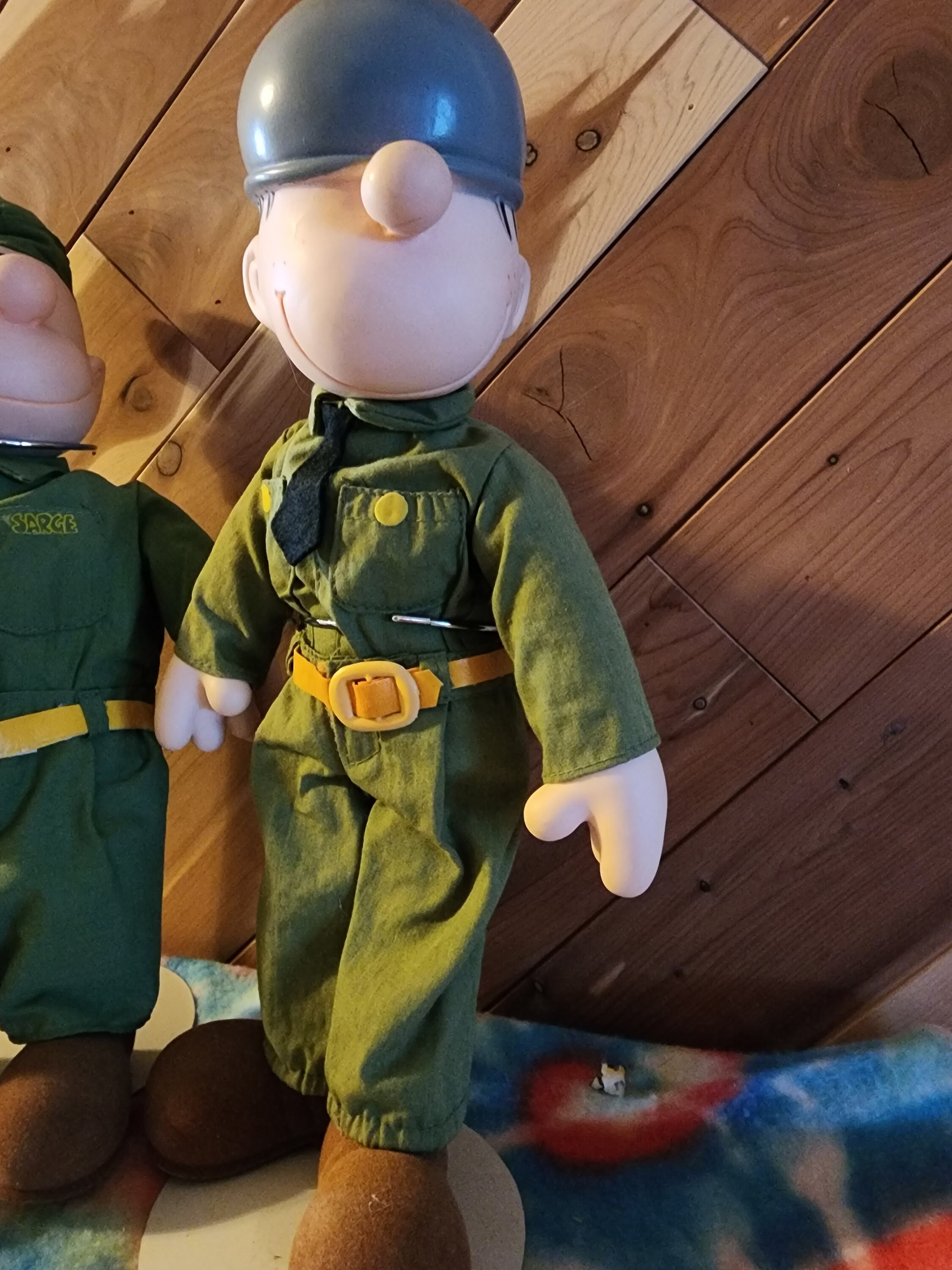 Vintage Beetle Bailey and Sgt. Snorkel Vinyl Dolls Etsy