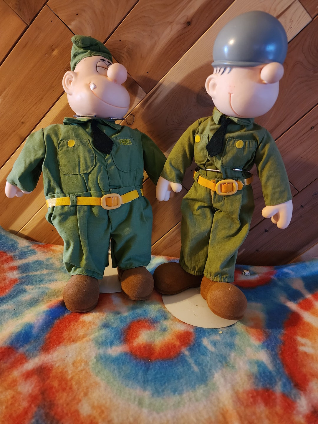 Vintage Beetle Bailey and Sgt. Snorkel Vinyl Dolls Depending Etsy