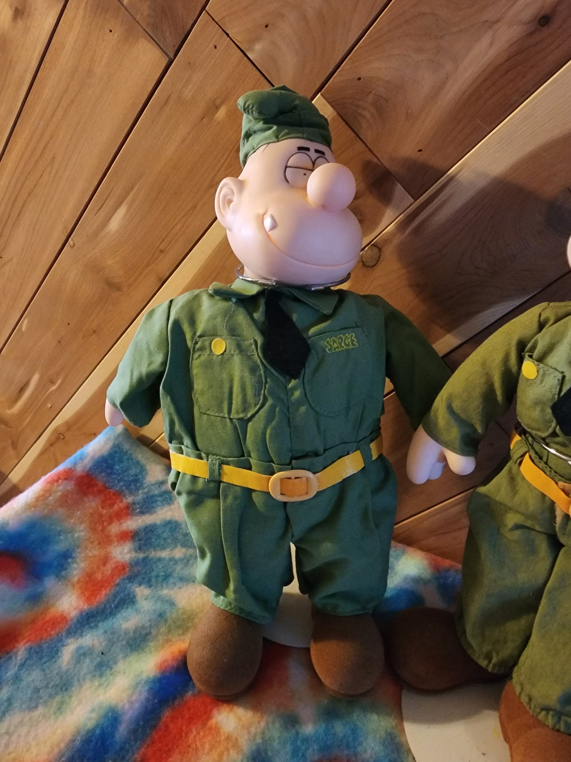 Vintage Beetle Bailey and Sgt. Snorkel Vinyl Dolls Etsy