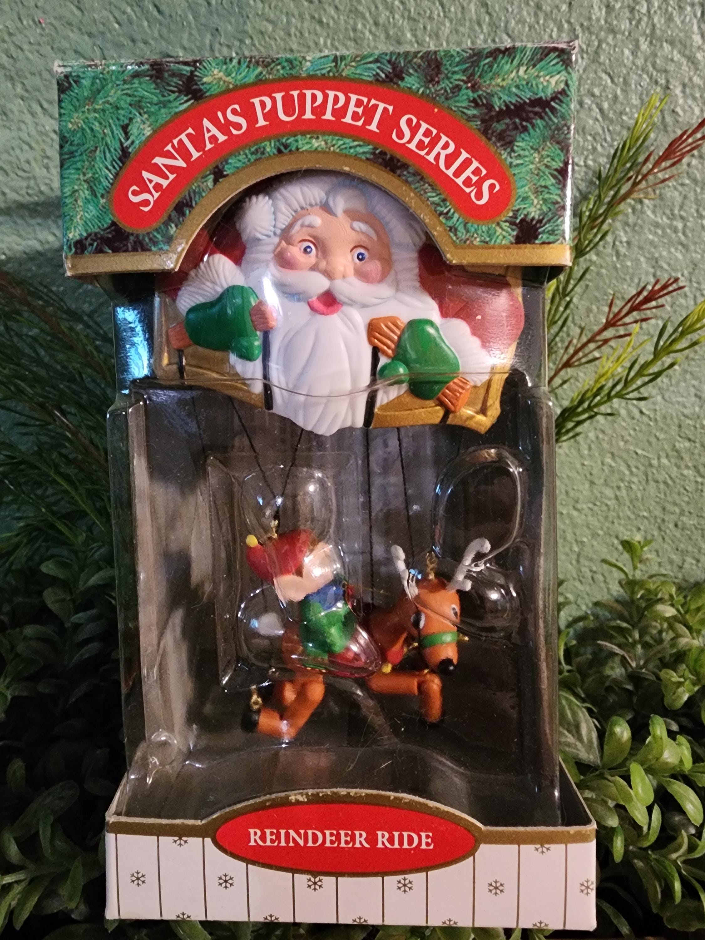 Noma Ornamotion Santa's Puppet Series...reindeer RIDE - Etsy