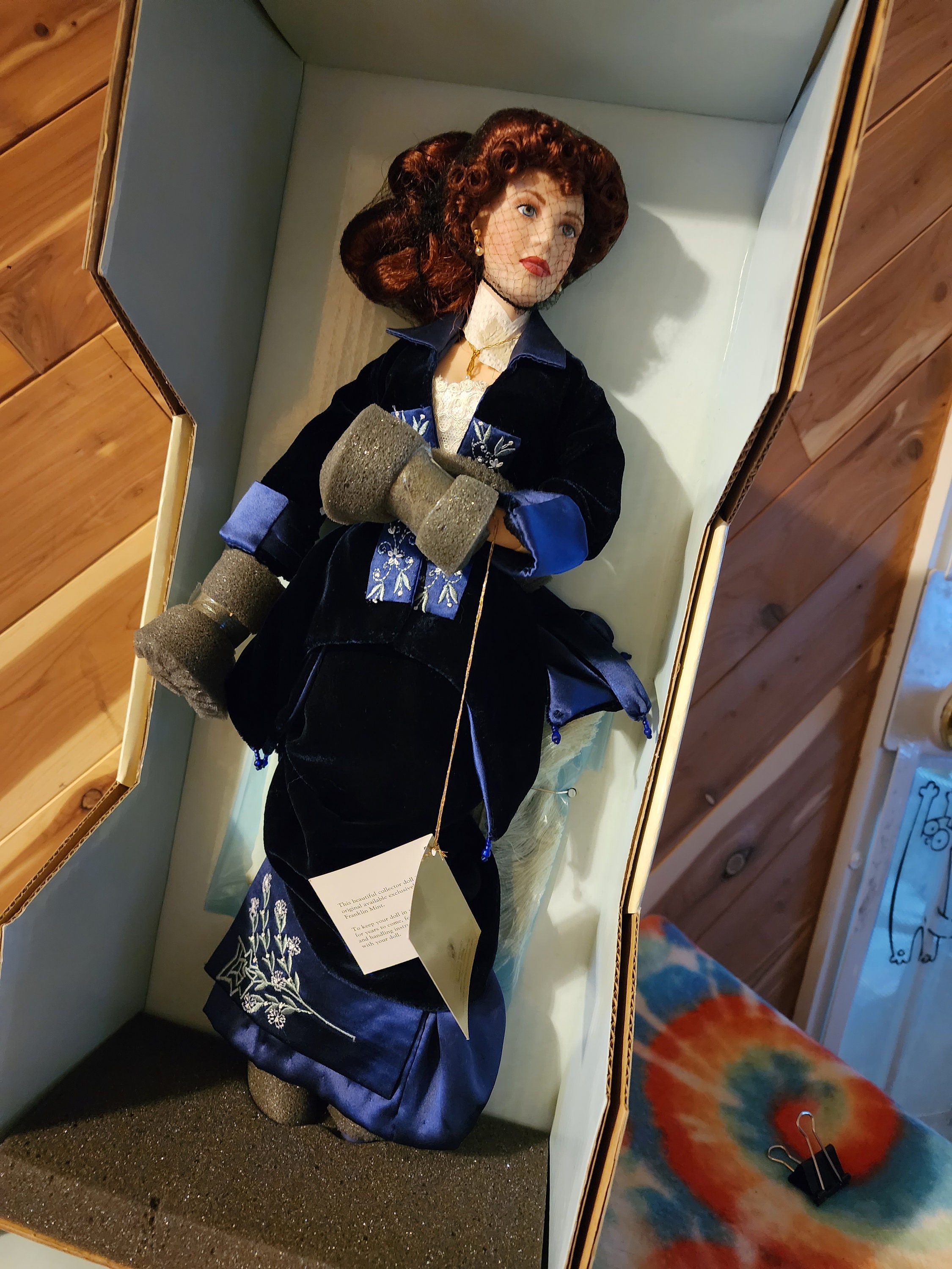 ROSE Titanic Jump Suit 3 Piece 15 1/5 Doll Dress ONLY Franklin Mint
