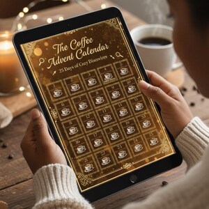 25 Days Coffee Advent Calendar | Barista Learning Set (Digital Download)