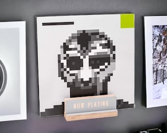 Vinyl Record Ledge Eco Friendly Wood Vinyl Record Shelf Display Estante de registro Almacenamiento de vinilo Soporte de vinilo Soporte de soporte de registro para vinilo