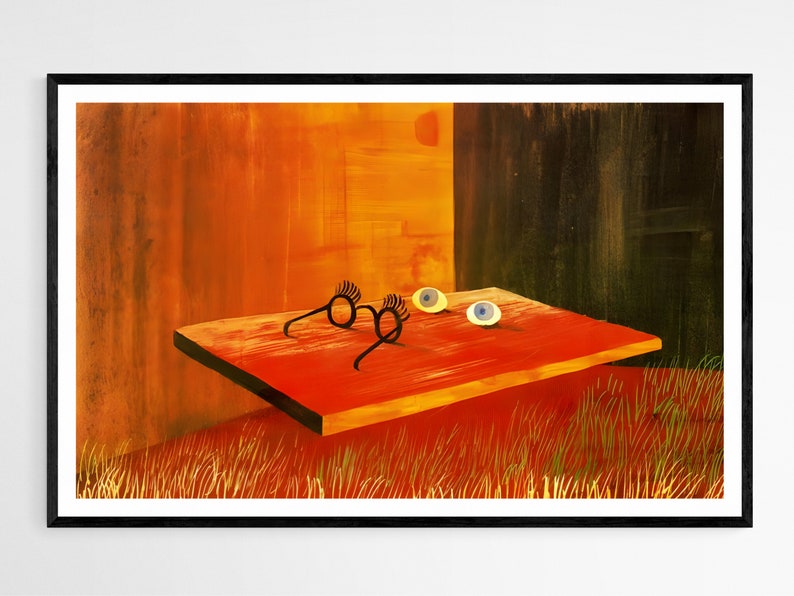 Remedios Varo Art Print. Eyes on the Table-1938. Ojos Sobre La - Etsy