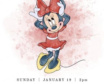 Minnie Mouse Invitation