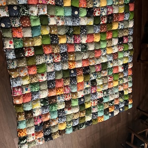 Custom Queen Puff Quilt