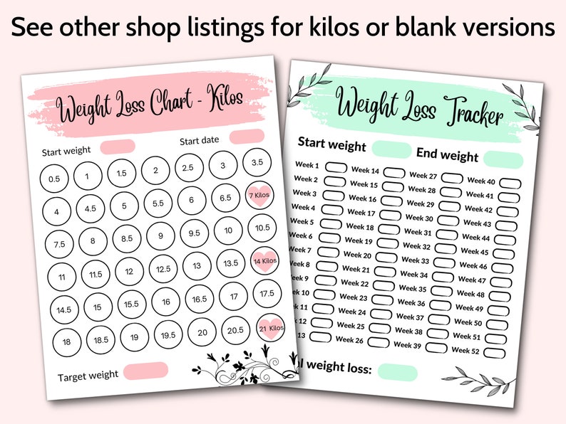 Weight Loss Chart, Weight Loss Log, Weight Loss Challenge, Pounds ...