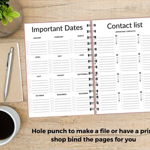 Moving Planner Checklist Printable, Moving Away Relocation Binder, Move States Preparation Pack, Organize Declutter Garage Sale, New Home Gift, Cleaning Home Sell House Prep.