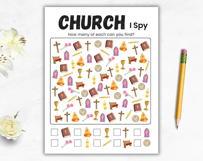 Printable I Spy Seek and Find Bible Puzzle Book: New Testament - Etsy ...