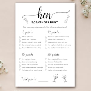 Hen Scavenger Hunt Hen Party Games Bachelorette Scavenger Hunt Hen Hen Scavenger Hunt Hen Party Games Bachelorette Scavenger Hunt Hen